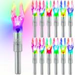 KEAUP Lighted Arrow Nocks for Archery – 12 or 6 Pack