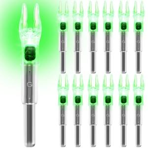 Lighted Nocks for Arrows – 6/12 Pack Options