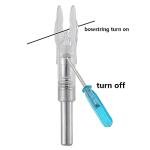 KEAUP Lighted Arrow Nocks for Archery – 12 or 6 Pack