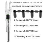 Lighted Nocks for Arrows – 6/12 Pack Options