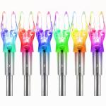 KEAUP 6 Pack LED Lighted Nocks for Arrows