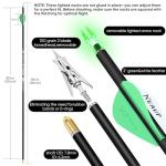 KEAUP 32” Carbon Hunting Arrows with Broadheads