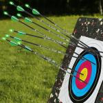 KEAUP 32” Carbon Hunting Arrows with Broadheads