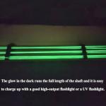 KEAUP 6 Pack Luminous Bowfishing Arrows with Broadheads