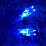 KEAUP Lighted Nocks for Arrows - 3 Pack (Blue)