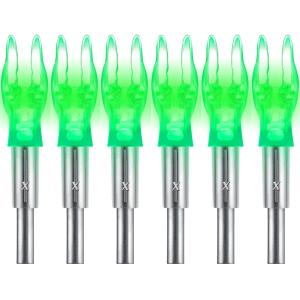 KEAUP 6 Pack Universal LED Lighted Nocks