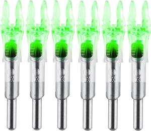 KEAUP Lighted Nocks for Arrows - 6 Pack