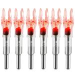KEAUP Lighted Nocks for Arrows - 6 Pack