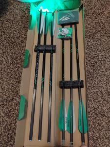 6 Lighted Nocks with 18-Inch Bolts and Tips