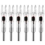 KEAUP Lighted Nocks for Arrows - 6 Pack