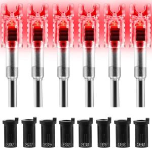 Universal Lighted Nocks for Crossbow Bolts - 6PCS