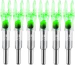 Lighted Nocks for Arrows - 6 Pack