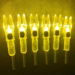 KEAUP 6-Pack Lighted Arrow Nocks .204 to .246