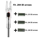 KEAUP 6-Pack Lighted Arrow Nocks .204 - .246