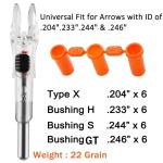 KEAUP 6-Pack Lighted Nocks for Crossbows