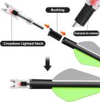 Universal Lighted Nocks for Crossbow Bolts - 6PCS