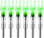 Lighted Nocks for Arrows - 6 Pack
