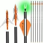 31-Inch Carbon Arrows with 100 Grain Blades