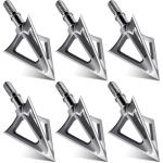 LEANPRO 6-Pack 100 Grain Fixed Blade Broadheads