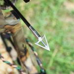 6-Pack 100 Grain Fixed Blade Broadheads, 1-1/8" Cut
