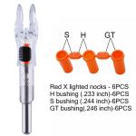 Lighted Nocks for Arrows - 6 Pack