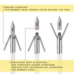 32-Inch Bowfishing Arrows with Broadheads – 6 Pack