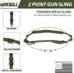 WarBull Adjustable Rifle Sling with HK Hook