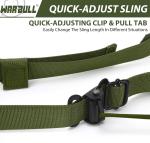 WarBull Adjustable Rifle Sling with HK Hook