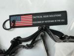 WarBull Black 2 Point Rifle Sling with Keychain