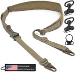 Tactical Rifle Sling with HK Hook and Soft Pad