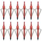 LeeMui 12PK 100 Grain 3-Blade Broadheads