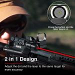 CVLIFE 1X22X33 Red Dot Sight with Laser