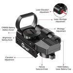 CVLIFE 1X22X33 Red Dot Sight with Laser