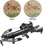 MA3TY 1.5-5x32 Crossbow Scope with Rings