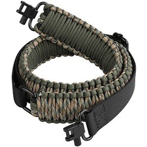 Adjustable Paracord Rifle Sling with Swivels