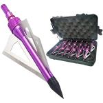 LeeMui 12-Pack 100 Grain Broadheads for Crossbows