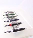 6 Pack 125 Grain 3-Blade Broadheads Mix