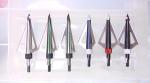6 Pack 125 Grain 3-Blade Broadheads Mix