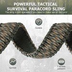 Adjustable Paracord Rifle Sling with Swivels