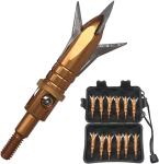 12-Pack 100 Grain Stainless Steel Hunting Broadheads