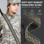 Adjustable Paracord Rifle Sling with Swivels