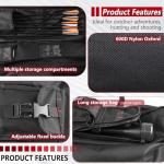 Soft Lined Reverse Draw Crossbow Case with Pocket