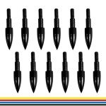 100 Grain Archery Arrow Tips - 12 Pack