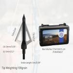 ARCTIRA 12 Hunting Broadheads with Case for Crossbows