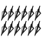 Sinbadteck 100 Grain 3 Blade Broadheads, 12 Pack