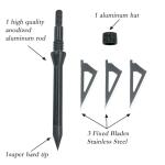 100 Grain 3-Blade Broadheads 12-Pack with Case