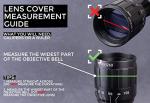 Monstrum Rubberized Flip-Up Scope Lens Covers
