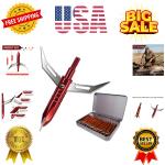 12-Pack 100 Grain Stainless Steel Hunting Broadheads