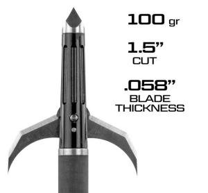 Killer Instinct KillerTech 100 Grain Broadheads - 3 Pack