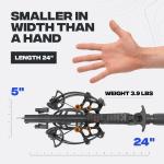 BALLISTA BAT Reverse Draw Crossbow, 340fps, 150lbs
